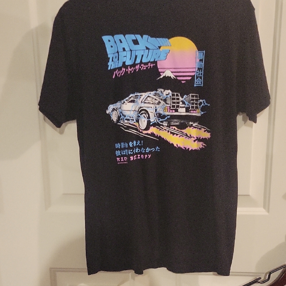 Riot Society Back to the Future Tee - Black